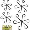 IFTHGIO 4 Pezzi Supporto per Piante Rampicanti, Porta Steli Portapiante | Sostegno Per Piantes In Vaso,Bastone Per Monstera,13.5/11.7/7.7/5.7 CM,Con Un Design A Clip Semplice,Per Pomodori, Rose
