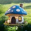 Generic Palo da giardino in acrilico blu con puffi, decorazione acrilica per interni ed esterni, idea regalo per ornamenti in vaso di fiori e abbellimento del paesaggio, adatto per cortili e prato