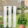 Generic 1 supporto cilindrico impilabile per piante, supporto per piante, supporto per la crescita, staffa di fissaggio per foglie verdi accessori da giardino 28,5 x 4 cm