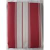 Corredocasa Tenda da Sole per Balcone a Righe Strette con Anelli per Esterno in Tessuto Resistente Che Protegge dai Raggi Solari (Rosso V2, 140x300 cm)