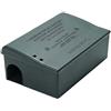 Orma N.12 TRAPPOLE per Esche Topi MASTERBOX Maxi Contenitore Nero con Chiave 24,5x16x10 CM