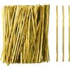 Generic 800 fascette a spirale riutilizzabili in plastica metallica da 15,2 cm, per feste, pane, caramelle, torte, color oro