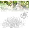 Generic 50 clip per orchidee, rampicanti, supporto per piante rampicanti, per giardino, interni ed esterni, serra, pomodori, orchidee, pothos, verdure e fiori