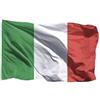 Due Effe 5 Bandiera Italia 50x70 CM, Tricolore Azzurri, Repubblica Italiana, Ottima qualità per feste e manifestazioni, Resistente alle intemperie dotata di innesto per asta (5)