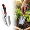 Generic Cazzuola da giardino in acciaio inox, resistente, con impugnatura morbida antiscivolo, ideale per scavare, piantare, trapiantare