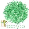 Generic 200 clip per piante di supporto, 4 x 2,6 cm, clip in plastica per piante rampicanti, per fissare pomodori, vite, fiori, cetrioli