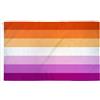 SHINsuke LGBT LGBTQ - Bandiera Lesbian Pride Tramonto Lesbian Pride - Bandiera Lesbica Tramonto Lesbian Pride - Bandiere per interni ed esterni