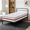 YIDATONG Materasso 90x190, Altezza 28 cm, Molle Insacchettate con Memory Foam Viscoelastico, Certificato Oeko-TEX®, 8 Zone di Supporto, Materasso Singolo Ortopedico, Rivestimento Traspirante