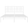 HEFZGDB Giroletto con Testiera Metallo Bianco 120x190 cm Struttura Letto Singolo Giroletto Matrimoniale Struttura Letto Matrimoniale Single Bed per Camera Da Letto Albergo Camera Degli Ospiti Dormitorio