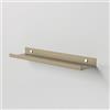 Steelnovo | Caronte, Mensola Portafoto in Metallo Verniciato, Mensola da Parete Portaoggetti, 40x3x10 cm, Colore Beige, Design Minimal e Moderno, Scaffale da Muro, Made in Italy