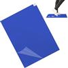 COSMEVIVI Tappeto Adesivo Decontaminante 60x45x0,5cm Blu 30 Fogli per Ingressi | Polietilene ad Alta Viscosità e PVC, Design a Strappo Usa e Getta, Trattiene Sporco e Detriti senza Residui