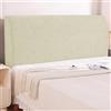 Ystyle Copri Testiera Lettoo Elasticizzata Singol, 90CM, Beige | Elastico Copri Spalliera Letto, Copertura Testata Letto Lavabile, Headboard Cover Antipolvere Universale, Copri Testata Letto