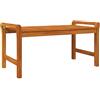 Qnhdfrt Tavolino da Salotto 100x50x50 cm in Legno Massello di Acacia | Ideale per salotto e giardino, questo tavolo basso a doghe offre stile vintage e funzionalità pratica.