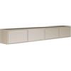 Selsey Mobile Porta TV Sospeso Cachemire Stile Minimalista e Funzionale 200 cm / 2 Moduli da 100 cm Quattro Ante a Ribalta Pannelli di Truciolato Laminato 16 mm Sistema Push-to-Open Elegante e Solido