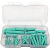 DONGKER Resin Hole Maker, 35 foratrici in resina con 7 misure (2/3/4/5/6/7/8 mm), strumento di preforatura in silicone per la creazione di gioielli, portachiavi, libri e orecchini