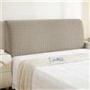 Ystyle Copri Testata Letto Singolo, 90CM, Cachi | Copertura per Testiera Elasticizzata Universale, Copri Testata Letto Una Piazza e Mezza, Testiera Protezione Lavabile