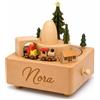AGEUIRPOD Carillon Personalizzato con Nome/Testo, Scatola di Musica in Legno | Scatola di Musica in Legno Personalizzata Incisa a Mano, Regali per Bambini Ragazze Ragazzi Figlia Decorazioni per la casa
