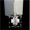 DLM Bomboniere DLM 32355 (Kit 12 Pezzi) Diffusore Profumatore in Vetro Icona Quadrifoglio 50 Anniversario Nozze Matrimonio d'oro Cinquantesimo Profumo Ambienti bomboniera