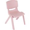 BIECO Sedia Bieco Bambini Rosa, Plastica