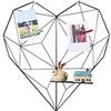 VALINK Venus valink Muro Organizer Ferro Metallo Rete Conservazione Mensola Cremagliera Fai da Te Foto Casa Parete a Forma di Cuore Decorativo Supporti Multi-Funzionale Stoccaggio Display Stand