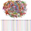 GZRXIOUS 300 pcs Collane A Sfera Colorate, con Connettore di Collegamento, 10cm | in Metallo, per Etichette, per Gioielli, Progetti Fai da Te