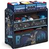 Delta Children Design & Store - Organizer per giocattoli con 6 scomparti, motivo: Batman, in legno ingegnerizzato