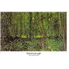 1art1 Vincent Van Gogh Poster Alberi E Sottobosco, 1887 Stampa 91x61 cm