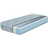 EcoDream - Materasso Singolo 80 x 190 Memory Foam - Alto 25 cm, Rigidità H2 Media, Rivestimento Sfoderabile in Aloe Vera Antiacaro, Con Fascia Traspirante e Maniglie - 100% Made in Italy