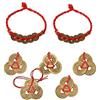 PPX 7 Pezzi Monete Cinesi Fortunate Monete Cinesi Feng Shui Monete Souvenir Monete I-Ching Monete Tradizionali con Filo Rosso per ricchezza e Successo Buona Fortuna e Salute