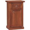 milani home - Mobile Portatelefono In Legno Massello 46x31x76
