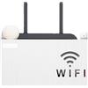 Generico Supporto Da Parete Per Router WiFi | Scaffale Per Montaggio A Parete Per Router Wireless,Rack Di Archiviazione Per Router Multifunzione Con Raffreddamento Inferiore, Supporto Per Rack Per Router Wirel