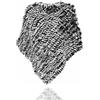 Uilor® Vera Pelliccia Coniglio Poncho in Pelliccia