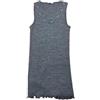 RAGNO Canotta spalla larga lana merino e seta inserto in pizzo art. 70183/2