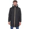 Ciabalù Parka Uomo Invernale con Cappuccio Imbottito con Pelliccia Sintetica Interna Giaccone Lungo Impermeabile Trench Slim Fit