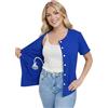 USBD Camicia Post Mastectomia con Tasche di Scarico, Top di Recupero Frontale con Bottoni a Girocollo, Morbido Misto Cotone