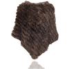 Uilor® Vera Pelliccia Coniglio Poncho in Pelliccia