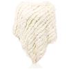 Uilor® Vera Pelliccia Coniglio Poncho in Pelliccia