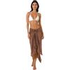 creazioni unique Pareo Donna Mare Lungo 100% Bamboo Made in Italy - Pareo Copricostume da Spiaggia Leggero e Traspirante con Fermapareo in Legno