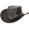 Black Jungle Roswell - Cappello in pelle, stile western, australiano, da cowboy