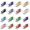 SUNOYA 16 Pezzi Portachiavi Mini, Mini Portachiavi, Portachiavi Sneaker, per Chiavi, Auto, Borse, Zaini