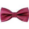 Kajeer Papillon in seta per bambini e ragazzi - Papillon regolabili per pre-cravatta per foto di matrimonio di compleanno di bambini piccoli