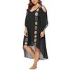 VersusModa Vestito Copricostume Caftano Mare Donna Taglie Forti Grandi Cover Up Curvy OSCOV001