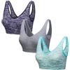 Blu Apparel Reggiseno da Yoga Palestra Senza Cuciture, Non Imbottiti per Donna