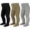 LAETBBE 3 paia di collant per bambini in cotone per bambini da 0 a 24 mesi.