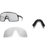 sunglasses restorer Lenti di ricambio compatibili per Oakley Sutro, trasparenti + ponte, trasparente, Medio