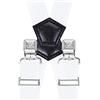 Decalen Bretelle da uomo larghe 4 cm con 4 clip in metallo molto resistenti, taglia unica per uomini e donne, regolabili ed elastiche X Style