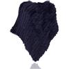 Uilor® Vera Pelliccia Coniglio Poncho in Pelliccia