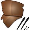 SAUCER Lenti di ricambio premium e kit di gomma per occhiali da sole Oakley Flak 2.0 XL OO9188