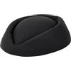 FINGERINSPIRE Stewardess Pillbox Cappello Fascinator Base Cappellino in Lana Finto Stewardessen Pillbox Cappello Cocktail Fascinator Base Per Donna Palcoscenico Cosplay Accessori Costume