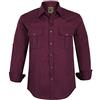 Coevals Club Camicia da Uomo con Bottoni Automatici, a Quadretti, vestibilità Regolare, a Maniche Lunghe, per Il Tempo Libero, Facile da Stirare